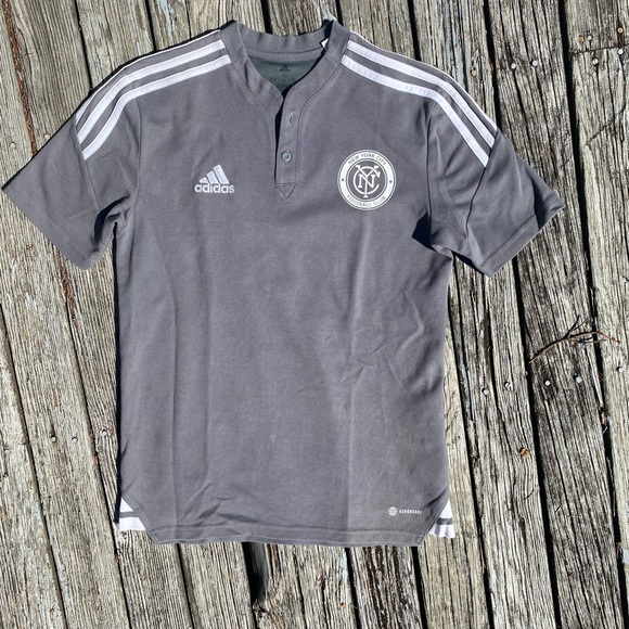 Adidas Gray NYCFC Men's Shirt - Picture 1 of 6